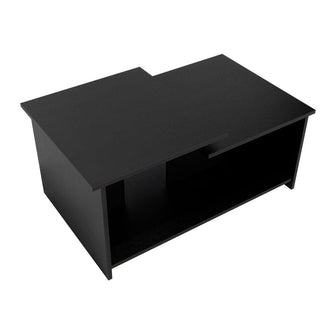 Mesa de Centro Wema Alto, Wengue, con Amplio Espacio Ideal Para Ubicar Decoraciones