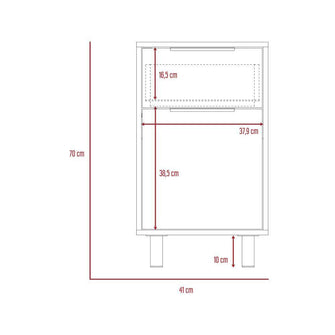 Combo Para Habitación Roblef, Incluye Cama - Colchón - Closet - Mesa de Noche y Espejo