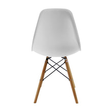 Kit por 6 sillas Eames Patas En Madera para comedor, sala, restaurante - Blancas