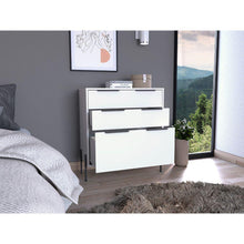 Organizador Midas, Blanco Nevado, Dos Cajones Reclinables