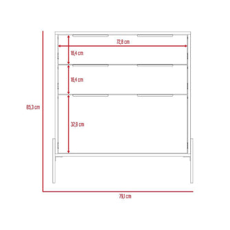 Combo Para Habitación Quito, Incluye Cama - Colchón - Mesa de Noche - Organizador y Espejo