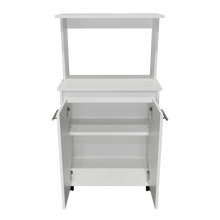 Módulo Microondas Delfi, Blanco, con Dos Puertas Batientes