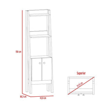 Mueble Auxiliar de Baño Blake, Café Claro, con Dos Puertas Batientes