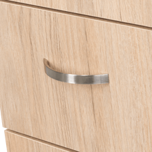 Mueble Auxiliar de Baño Picasso, Beige y Blanco, con Dos Entrepaños y Cuatro Cajones