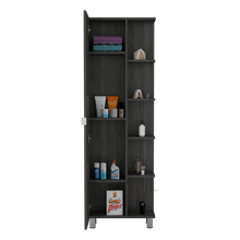 Mueble Esquinero Arán, Gris, Con Variedad de Entrepaños ZF