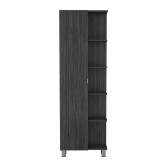 Mueble Esquinero Arán, Gris, Con Variedad de Entrepaños ZF