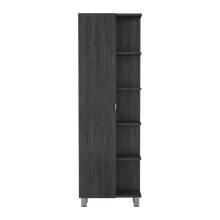 Mueble Esquinero Zendaya, Gris, Con Variedad de Entrepaños ZF