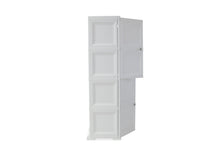 Mueble Organizador  Elegance Liso Da Vinci, Blanco Perla, con Cuatro Puertas Batientes