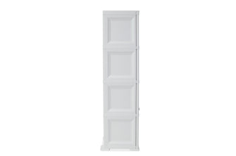 Mueble Organizador  Elegance Liso Da Vinci, Blanco Perla, con Cuatro Puertas Batientes