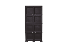 Mueble Organizador Elegance Liso Da Vinci, Wengue, con Cuatro Puertas Batientes