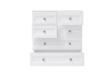Mueble Organizador Elegance Dali, Blanco Perla, Con Gran Capacidad De Almacenamiento