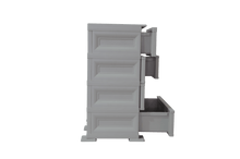 Mueble Organizador Elegance Dali, Gris, con Seis Cajones Deslizables