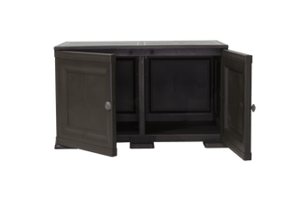 Mueble Organizador Elegance Liso Goya, Wengue, con Dos Puertas Batientes