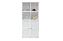 Mueble Organizador Elegance Liso Monet, Blanco Perla, con Dos Puertas Batientes