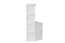 Mueble Organizador Elegance Liso Monet, Blanco Perla, con Dos Puertas Batientes