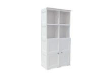 Mueble Organizador Elegance Liso Monet, Blanco Perla, con Dos Puertas Batientes