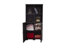 Mueble Organizador Elegance Liso Monet, Wengue, con Dos Puertas Batientes