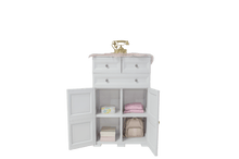 Mueble Organizador Elegance Picasso, Blanco Perla, con Tres Cajones Deslizables