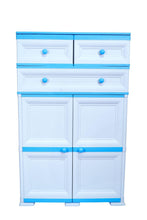 Mueble Organizador Elegance Picasso, Infantil Azul, Con Tres Cajones Deslizable