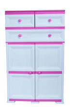 Mueble Organizador Elegance Picasso, Infantil Fucsia, Con Tres Cajones Deslizable