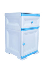 Mueble Organizador Elegance Tiziano, Infantil Azul, Con Dos Cajones Deslizables