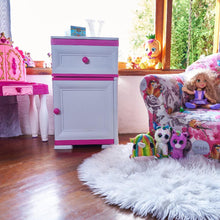 Mueble Organizador  Elegance Tiziano, Infantil Fucsia, Con Dos Cajones Deslizables