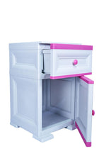 Mueble Organizador  Elegance Tiziano, Infantil Fucsia, Con Dos Cajones Deslizables