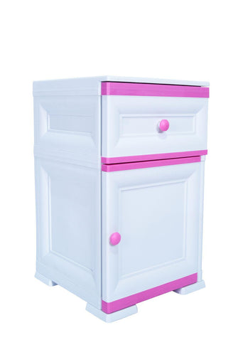 Mueble Organizador  Elegance Tiziano, Infantil Fucsia, Con Dos Cajones Deslizables