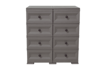 Mueble Organizador Elegance Van Gogh, Cocoa, con Ocho Cajones Deslizables