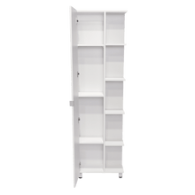Mueble Esquinero Zendaya, Kronos Blanco, con Variedad de Entrepaños  ZF