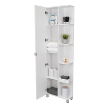 Mueble Esquinero Arán, Blanco Nevado, con Variedad de Entrepaños  ZF