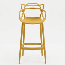 Silla para Bar Palermo, Mostaza, con Reposa Pies Doble Propósito