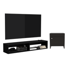 Combo para Habitación Adara, incluye Mesa de Noche y Mesa Flotante de TV