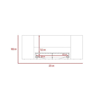 Combo para Habitacion Olek, Incluye Cama y Mesa de Noche