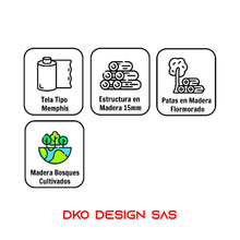 Banqueta Zapatero (46x100x40) Gris Memphis