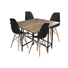 Combo Comedor Plegable Pro DKO Negro - Amaretto