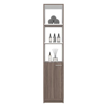 Organizador de Baño Aqua, Avellana y Blanco, con Variedad de Entrepaños ZF