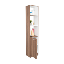 Organizador de Baño Aqua, Avellana y Blanco, con Variedad de Entrepaños ZF