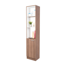 Organizador de Baño Aqua, Avellana y Blanco, con Variedad de Entrepaños ZF
