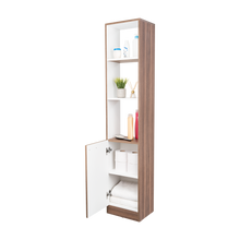 Organizador de Baño Aqua, Avellana y Blanco, con Variedad de Entrepaños ZF
