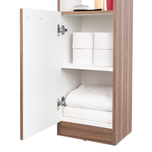 Organizador de Baño Aqua, Avellana y Blanco, con Variedad de Entrepaños ZF