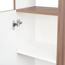 Organizador de Baño Aqua, Avellana y Blanco, con Variedad de Entrepaños ZF