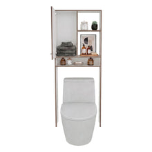 Gabinete de Baño Bristol 26, Avellana y Blanco, Amplios Espacios para Colocar Objetos Decorativos ZF