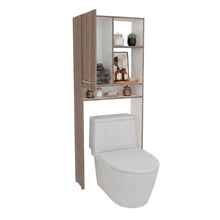 Gabinete de Baño Bristol 26, Avellana y Blanco, Amplios Espacios para Colocar Objetos Decorativos ZF