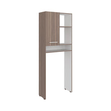 Gabinete de Baño Bristol 26, Avellana y Blanco, Amplios Espacios para Colocar Objetos Decorativos ZF