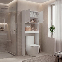 Gabinete de Baño Bristol 25, Kronos Blanco, Amplios Espacios para Colocar Objetos Decorativos ZF