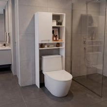 Gabinete de Baño Bristol 26, Kronos Blanco, Amplios Espacios para Colocar Objetos Decorativos ZF