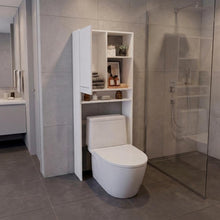 Gabinete de Baño Bristol 26, Kronos Blanco, Amplios Espacios para Colocar Objetos Decorativos ZF