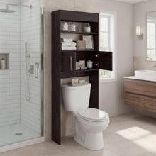 Gabinete de Baño Madrid, Kronos Nogal, Amplios Espacios para Colocar Objetos Decorativos ZF