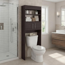 Gabinete de Baño Madrid, Kronos Nogal, Amplios Espacios para Colocar Objetos Decorativos ZF